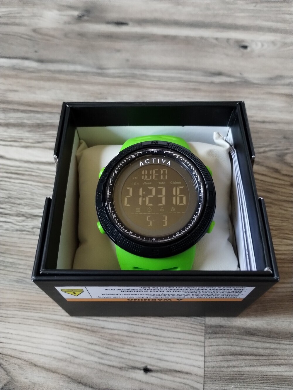 Activa X Invicta DIGITAL ESSENTIALS Digital Men's Watch 50mm Green (ACW1915-005)